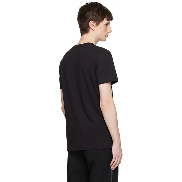 Áo Phông Nam Versace Jeans Couture Black V-Emblem Garden T-Shirt Màu Đen Size XS