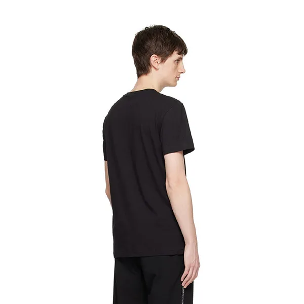 Áo Phông Nam Versace V-Emblem Garden T-Shirt 74GAHF01 CJ00F 899 Màu Đen Size XS