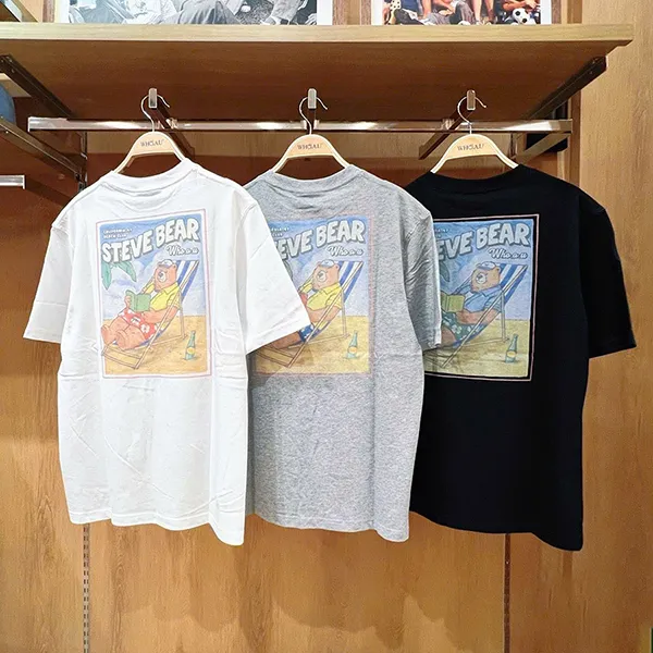 Áo Phông WHOAU Steve WHRPF3793U Tshirt Màu Đen Size S