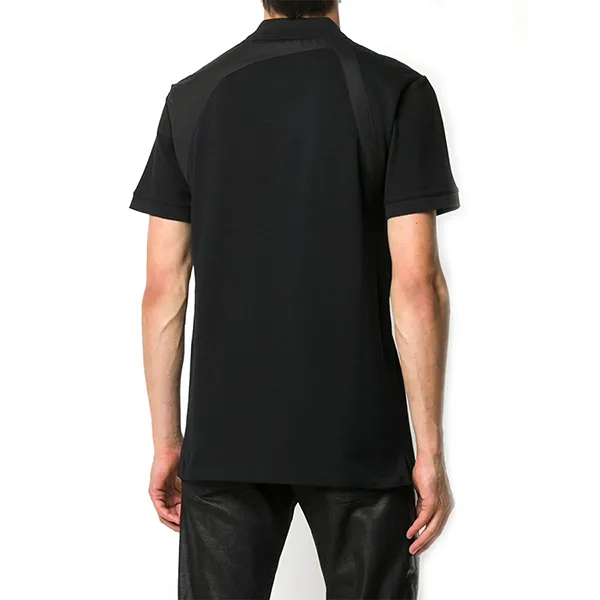 Áo Polo Nam Alexander McQueen Logo Harness Strap Shirt 625245 Màu Đen Size XS