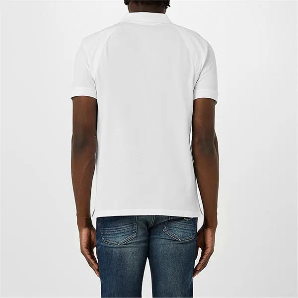 Áo Polo Nam Alexander Mcqueen Tape Harness Polo Shirt Màu Trắng Size M