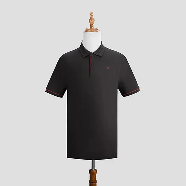 Áo Polo Nam Bally 700604-103-124 Logo B Màu Đen Size S