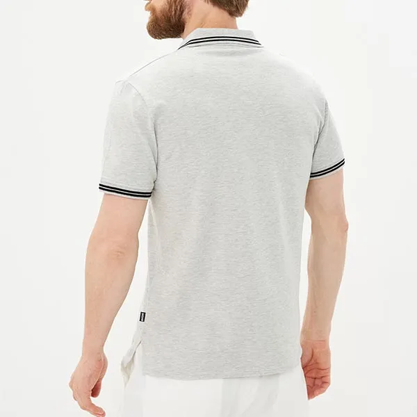 Áo Polo Nam Just Cavalli Grey Tiger Head Polo Shirt Màu Xám Size S