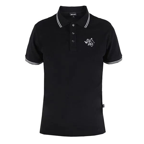 Áo Polo Nam Just Cavalli Polo Shirt CAV-S01GC0378-900 Màu Đen Size M