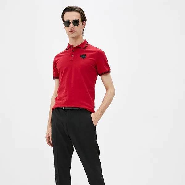 Áo Polo Nam Just Cavalli Polo Shirt Màu Đỏ Size M