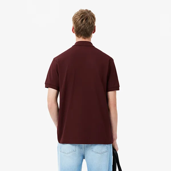 Áo Polo Nam Lacoste Classic Polo Shirt L.12.12 With Badge PH2856 BZD Màu Đỏ Đô Size 2