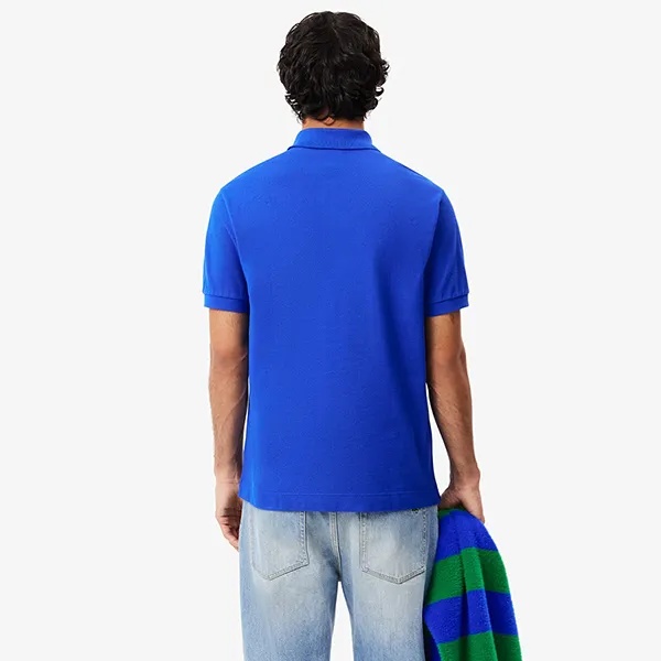 Áo Polo Nam Lacoste Classic Polo Shirt L.12.12 With Badge PH2856 HJM Màu Xanh Dương Size 2