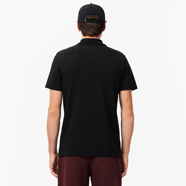 Áo Polo Nam Lacoste Men's Polo Shirt Movement Straight Fit PH6944 031 Màu Đen