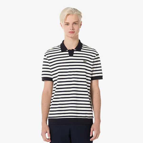 Áo Polo Nam Lacoste PH3102 55GO 166 Màu Trắng Kẻ Size 5