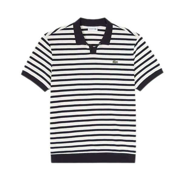 Áo Polo Nam Lacoste PH3102 55GO 166 Màu Trắng Kẻ Size 5