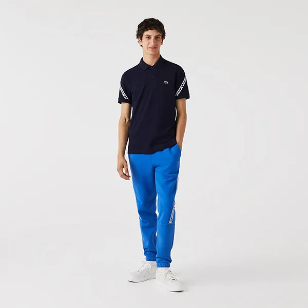 Áo Polo Nam Lacoste Regular Fit Stretch Mini Piqué Fit PH9528 166 Màu Xanh Navy