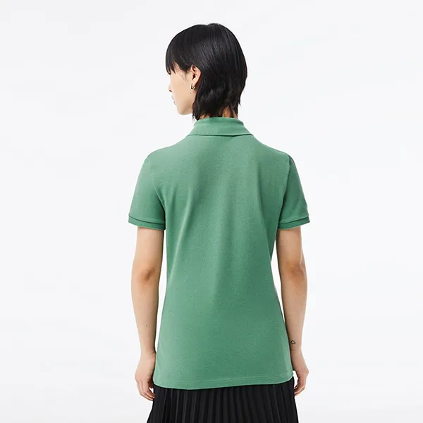 Áo Polo Nam Lacoste Slim Fit Stretch Cotton Pique Shirt PF5462 Màu Xanh Lá Size 36