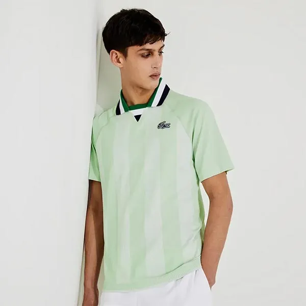 Áo Polo Nam Lacoste Sport DH6441 GY1 Màu Xanh Lá Mạ