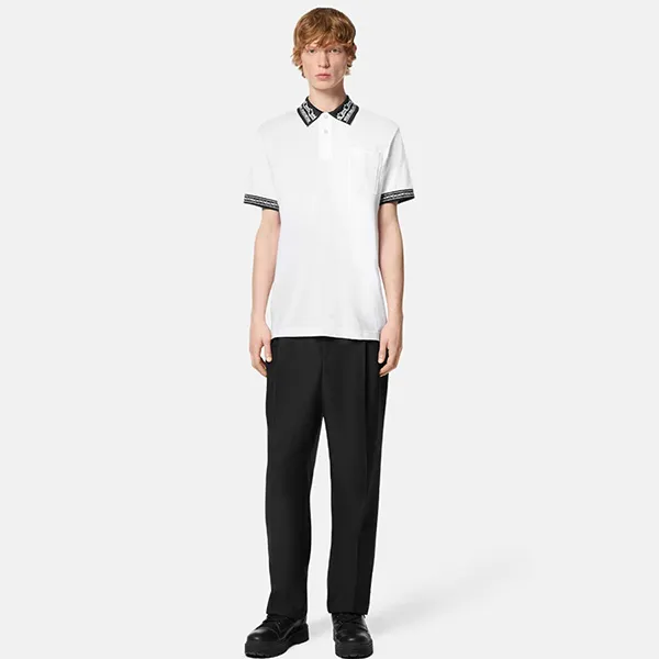 Áo Polo Nam Versace Jeans Couture E77GAGT04ECJ01TE003 Màu Trắng