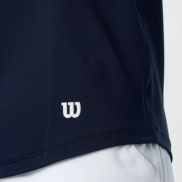 Áo Polo Nam Wilson Core Court Performance Màu Xanh Navy Size S (Form Âu)