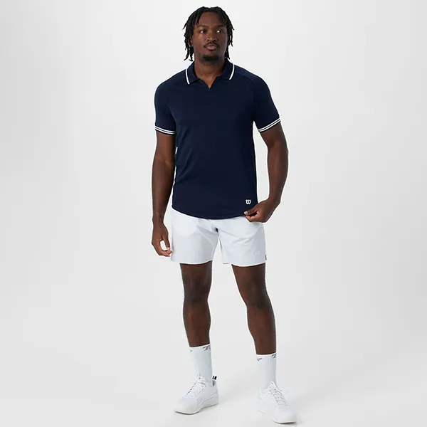 Áo Polo Nam Wilson Core Court Performance Màu Xanh Navy Size S (Form Âu)