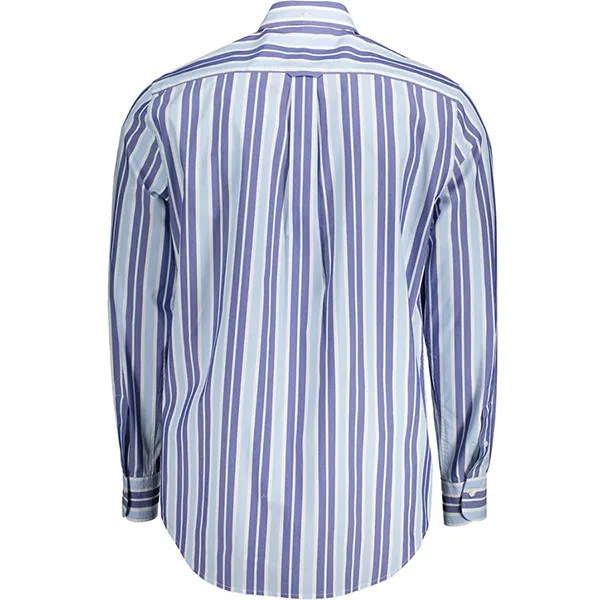 Áo Sơ Mi Dài Tay Nam Gant 20013025530_AZZURRO_468 Màu Xanh Kẻ Size S