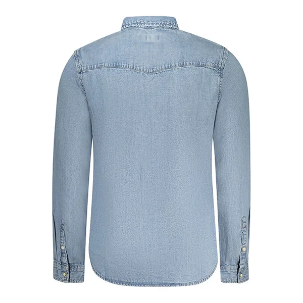 Áo Sơ Mi Nam Guess Jeans Slim Fit M5RH55D5M82_AZGJER Màu Xanh Bò Size S