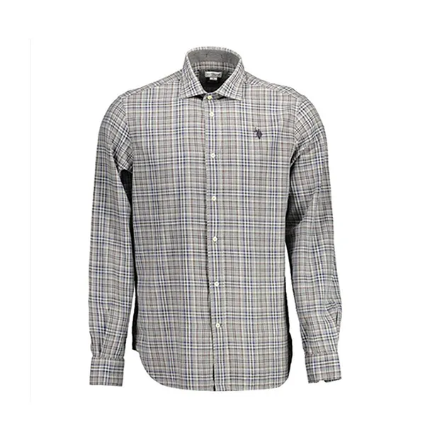 Áo Sơ Mi Nam U.S. Polo Assn. 6408653309_E421D38_GRIGIO887 Màu Xám Kẻ Size M