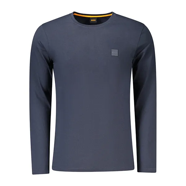 Áo Thun Dài Tay Nam Hugo Boss T-Shirt 50512111TACKS_BL404 Màu Xanh Than Size S