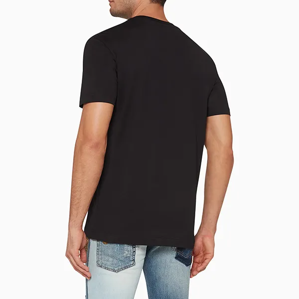 Áo Thun Nam Dolce & Gabbana D&G King Logo-Print Tshirt Màu Đen Size 44