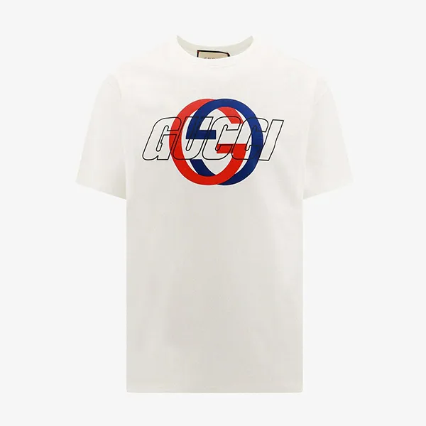 Áo Thun Nam Gucci T Shirt White Mens 771758XJF7C-9095 Màu Trắng Size S