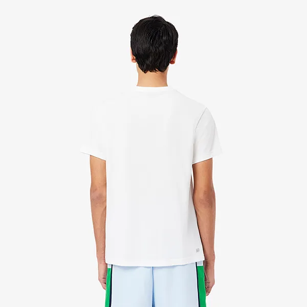 Áo Thun Nam Lacoste Graphic Ultra Dry Tshirt TH8917 001 Màu Trắng Size 3