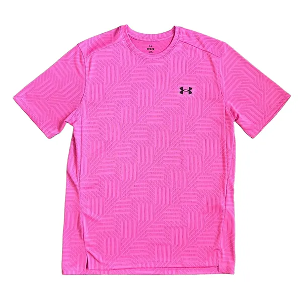 Áo Thun Nam Under Armour Geo Tessa Vent T-Shirt Pink Màu Hồng Size S (Form Âu)