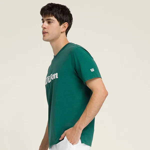 Áo Thun Nam Wilson Easy Street Tee Tshirt Màu Xanh Green Size S (Form Âu)