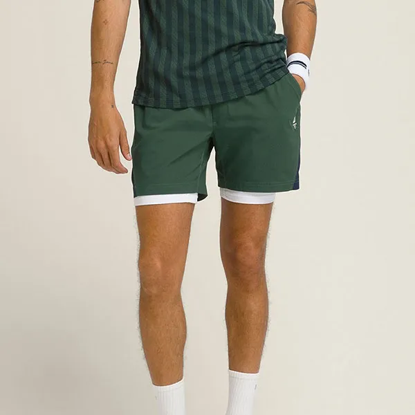 Bộ Quần Áo Cộc Tay Nam Wilson Men's Game Point Seamless Polo Màu Xanh Lá (Form Âu) Size S