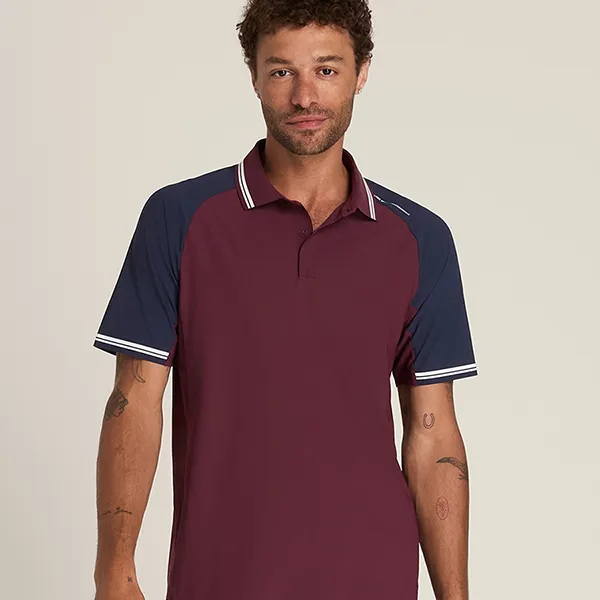 Bộ Quần Áo Cộc Tay Nam Wilson Men's Pro Tour Màu Đỏ Thẫm Size S (Form Âu)