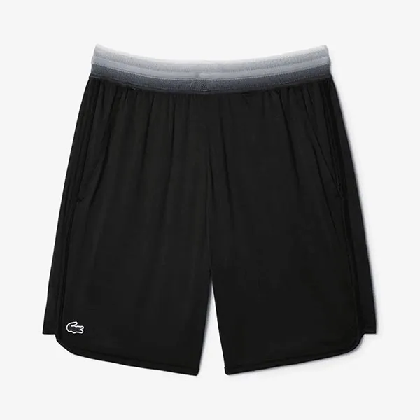 Bộ Quần Áo Nam Lacoste Men’s Tennis Colourblock DH7267 TPI/GH3150 10 258 Màu Đen Kem