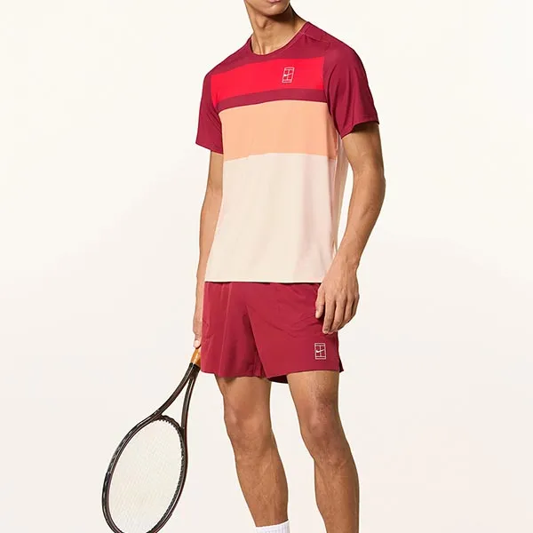 Bộ Quần Áo Tennis/Pickleball Nam Nike Court Advantage Màu Đỏ Size S (Form Âu)
