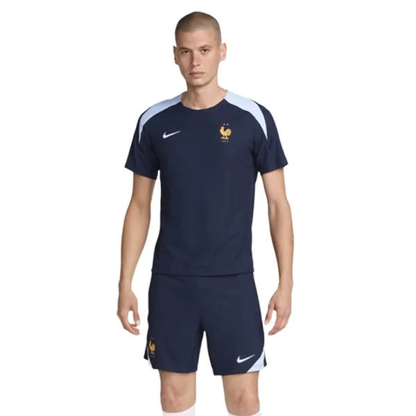 Bộ Quần Áo Tennis/Pickleball Nam Nike Men’s FFF Strike Elite Dri Fit ADV Football Blackened Blue FJ1899-498/FJ2202-499 Màu Xanh Blue Size S (Form Âu)