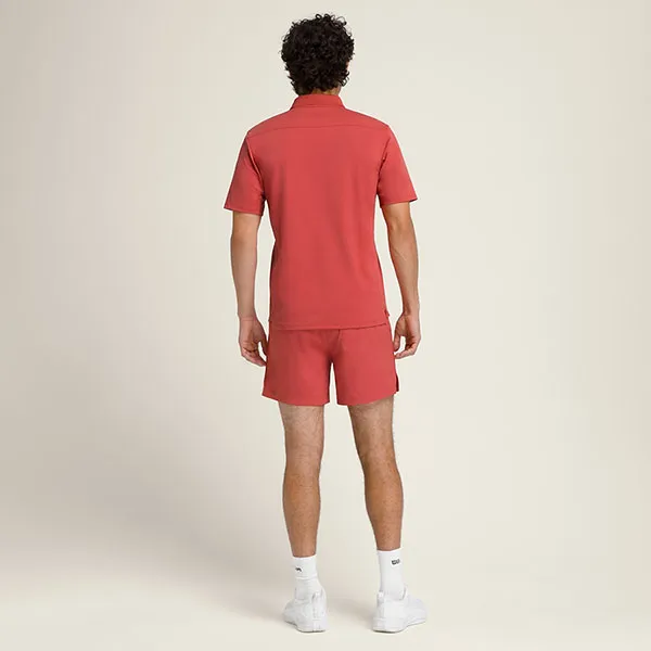 Bộ Tennis/Pickleball Nam Wilson Challengers Technical Màu Đỏ Size S (Form Âu)