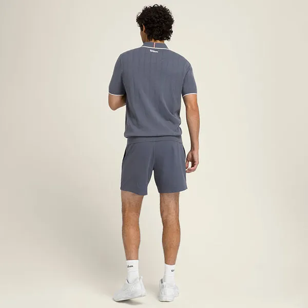 Bộ Tennis/Pickleball Nam Wilson Monotone Match Màu Xám Xanh Size S (Form Âu)