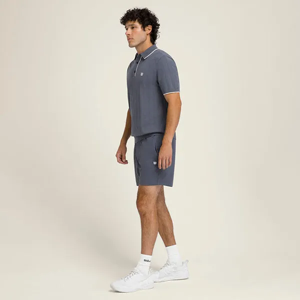 Bộ Tennis/Pickleball Nam Wilson Monotone Match Màu Xám Xanh Size S (Form Âu)