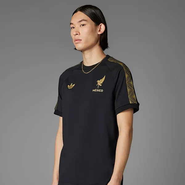 Bộ Thể Thao Nam Adidas Mexico Gold Black JE5336/ JF0392 Màu Đen Size S