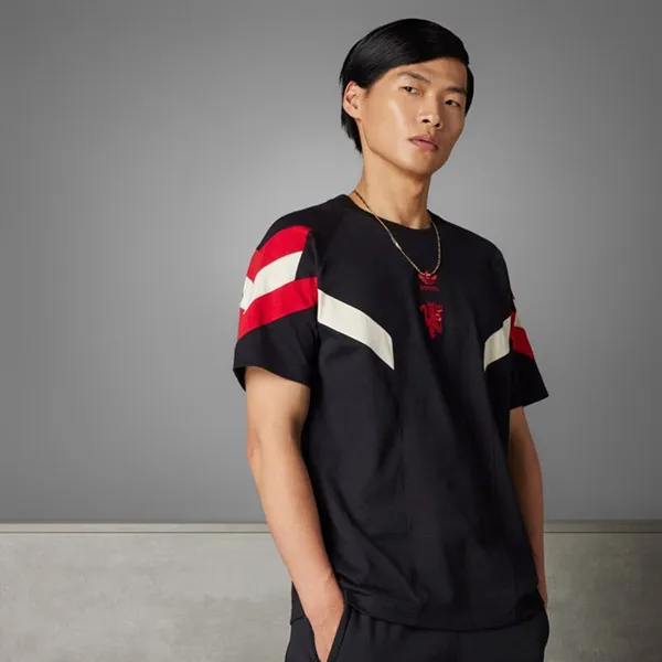 Bộ Thể Thao Nam Adidas Originals Manchester United IS6519/IX9642 Màu Đen Đỏ Size S (Form China)