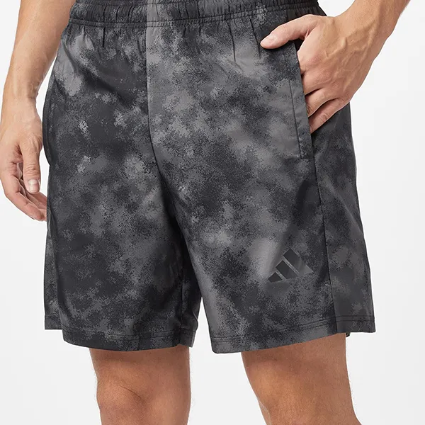 Bộ Thể Thao Nam Adidas Performance Sea Tee Men's Fall All Over Print Short Màu Xám Đen Size S