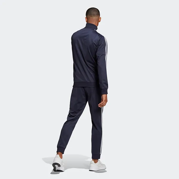 Bộ Thể Thao Nam Adidas Primegreen Essentials 3-Stripes Track Suit GK9658 Màu Xanh Navy Size S (Form Á)