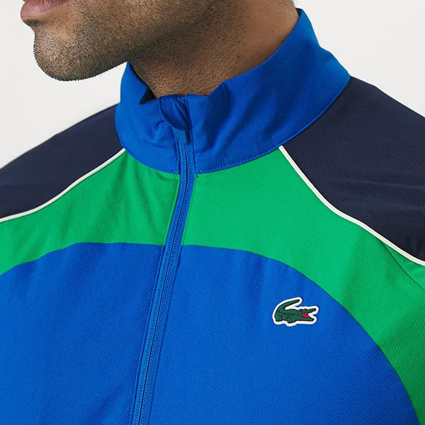 Bộ Thể Thao Nam Lacoste Tennis/Pickleball Sport Tracksuit Tour Màu Xanh Size 3