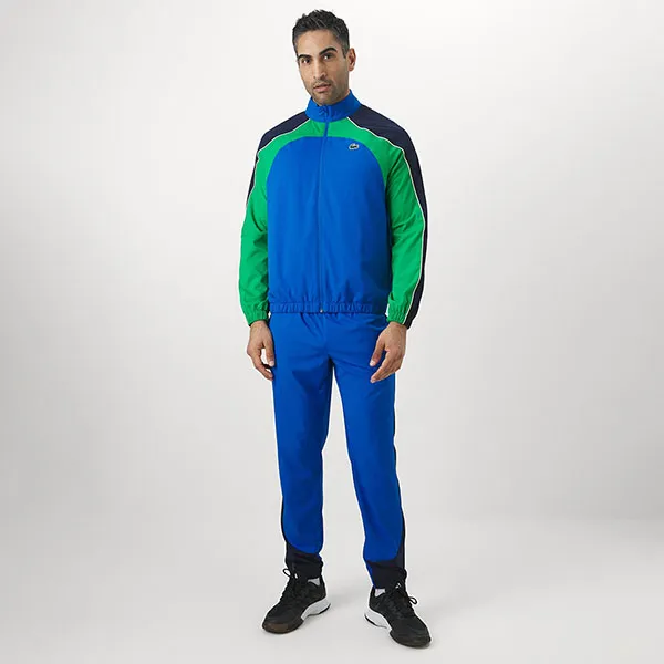 Bộ Thể Thao Nam Lacoste Tennis/Pickleball Sport Tracksuit Tour Màu Xanh Size 3