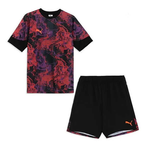 Bộ Thể Thao Nam Puma Men's individualCUP Football 660124 03/660125 03 Màu Đỏ - Đen Size S