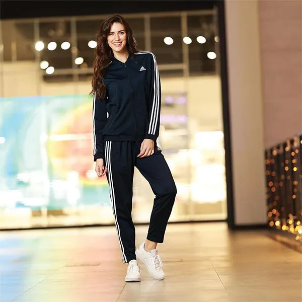 Bộ Thể Thao Nữ Adidas Essentials 3-Stripes Track Suit Black GM5534 Màu Đen Size S
