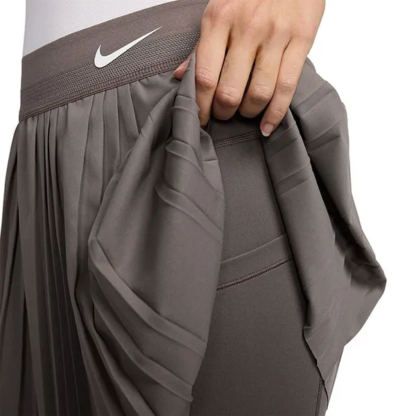 Chân Váy Pickleball/Tenis Nữ Nike Court SlamDri Fit Casual Short Skirts FZ6491-289 Màu Xám Size L