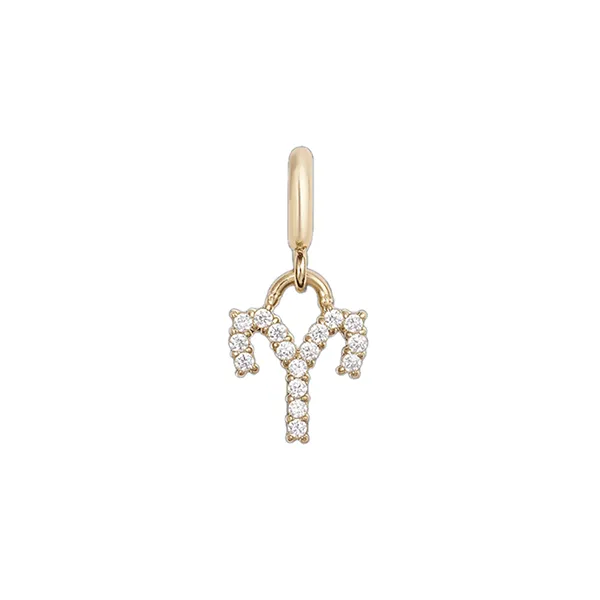 Charm Đồng Hồ Daniel Wellington Zodiac Watch Charm 12 Zodiac Signs Aries Màu Vàng Gold