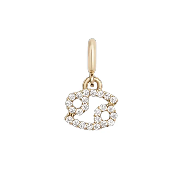 Charm Đồng Hồ Daniel Wellington Zodiac Watch Charm 12 Zodiac Signs Cancer Màu Vàng Gold