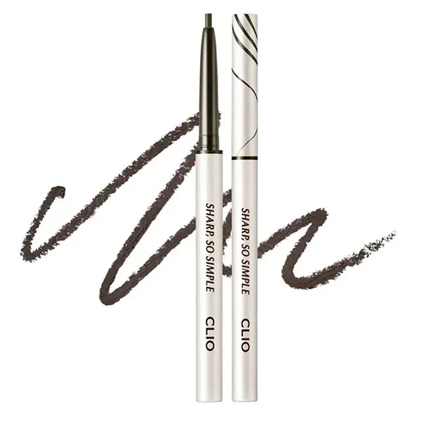 Chì Kẻ Viền Mắt Clio Sharp So Simple Waterproof Pencil Liner Tone 3 Màu Nâu Đen 0.14g