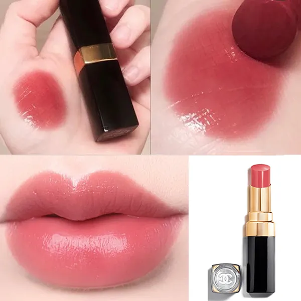 Combo Son Dưỡng Chanel Rouge Coco Flash 90 Jour Màu Hồng Cao Đào + Nước Hoa N5 EDP 1.5ml